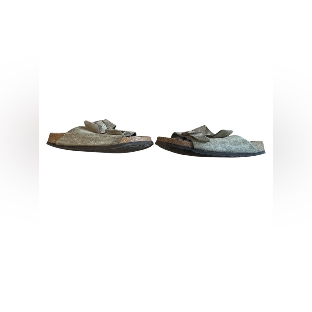 Birkenstock Arizona Tan Suede 2 Strap Sandals Size 7 EU 38 - Picture 5 of 12